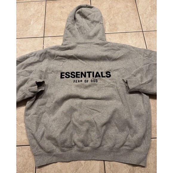 Fear of God Other - Fear of God Essentials Hoodie Mens XL Grey Pullover sweatshirt sweater